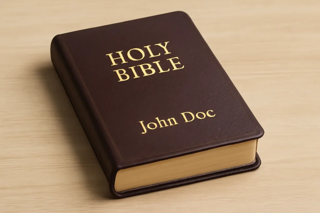 bibel personalisiert