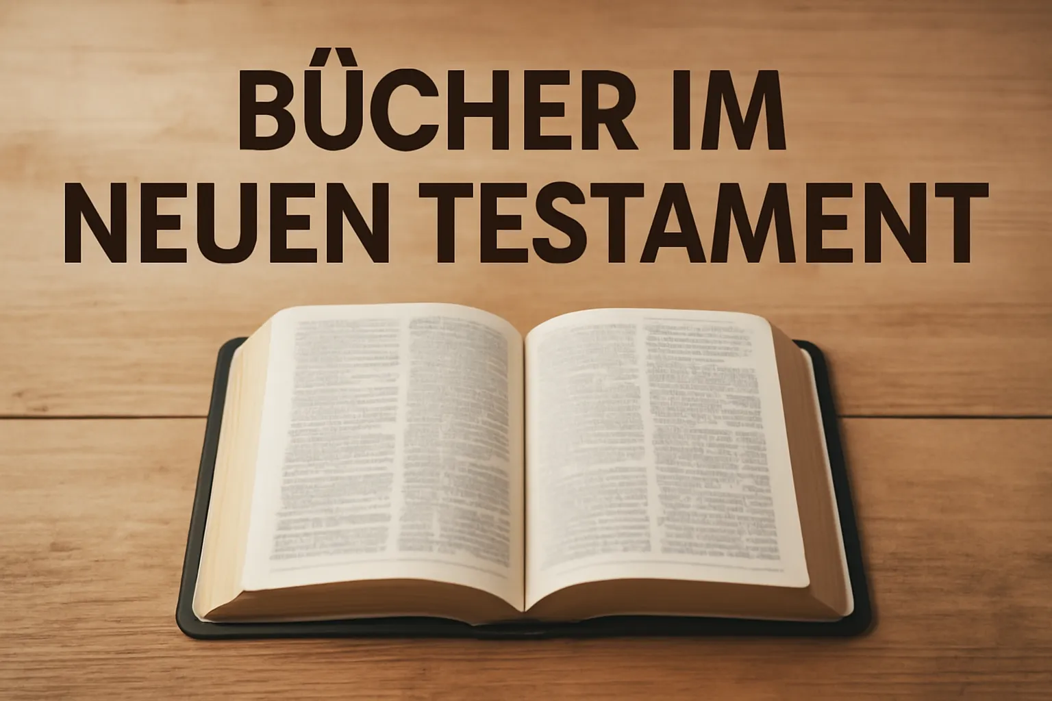 bücher im neuen testament