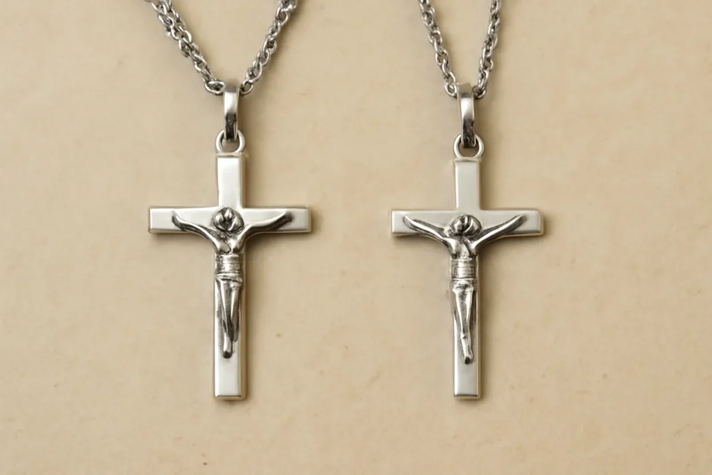 cross necklaces with jesus