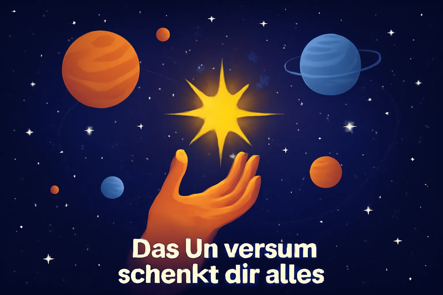 das universum schenkt dir alles