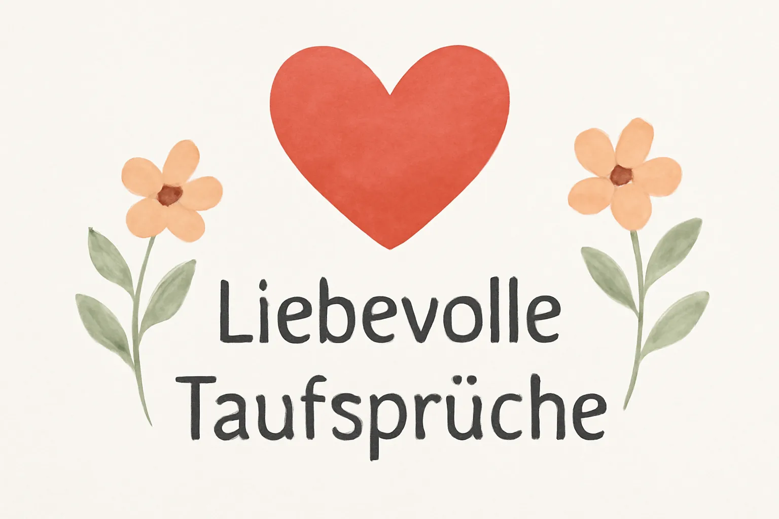 taufsprüche liebevolle